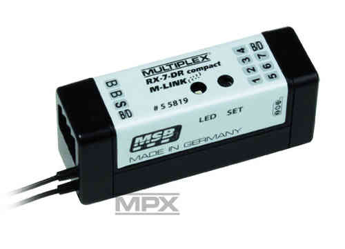 Multiplex RX-7-DR compact M-LINK 2,4GHz Empfänger
