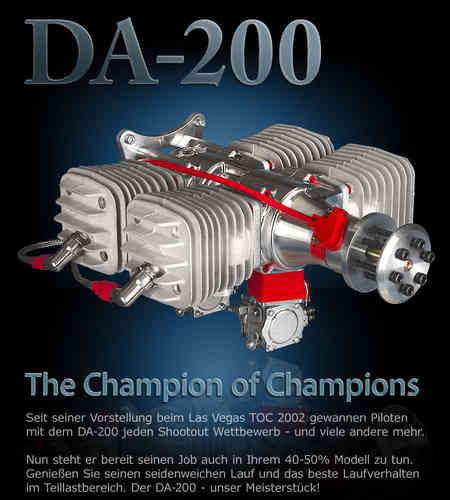 Desert Aircraft DA-200 Benzinmotor