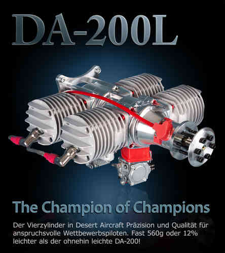 Desert Aircraft DA-200L Benzinmotor
