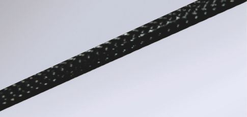 Geflechtschlauch 4-10mm schwarz 1m