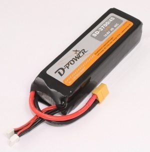D-Power SD-3700 4S Lipo (14,8V) 45C - XT-60-Stecker