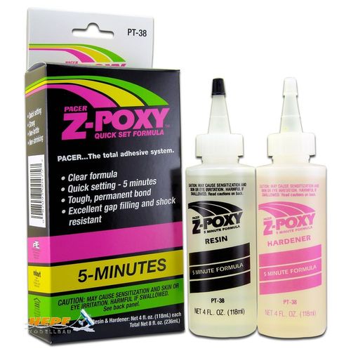 ZAP Z-Poxy 5 Minuten Epoxy 237 ml